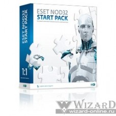 NOD32-ASP-NS(BOX)-1-1 ESET NOD32 START PACK - базовый комплект, лицензия на 1 год на 1ПК