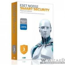 NOD32-ESM-NS(BOX)-2-3 ESET NOD32 Smart Security Family Platinum Edition - лицензия на 2 года на 3 устройства
