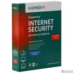 KL1939RBCFS Kaspersky Internet Security Russian Edition. 3-Device 1 year Base Box 