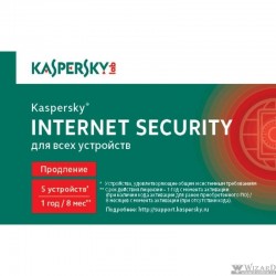 KL1939ROEFR Kaspersky Internet Security Russian Edition. 5-Device 1 year Renewal Card {1402781} 