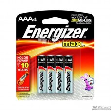 Energizer MAX E92/AAA BP4 LR03 RU (4 шт. в уп-ке)