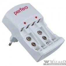 Perfeo PF_B4048 зарядное устройство PF-VN-421 Ni-MH/CD, 220V, 4 слота, AA/AAA/9V, таймер