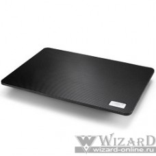 DEEPCOOL N1 BLACK (Подставка для охлаждения ноутбука ( 20шт/кор, до 15,6", супертонкий 2,6см, 180мм вентилятор, черный) Retail box)