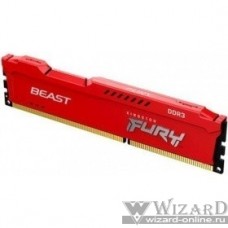 Kingston DRAM 8GB 1600MHz DDR3 CL10 DIMM FURY Beast Red KF316C10BR/8