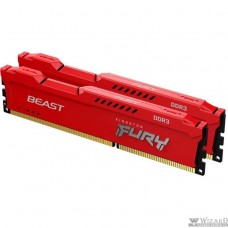 Kingston DRAM 8GB 1600MHz DDR3 CL10 DIMM (Kit of 2) FURY Beast Red KF316C10BRK2/8