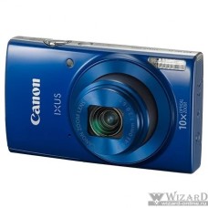 Canon IXUS 190 синий {20Mpix Zoom10x 2.7" 720p SDXC CCD 1x2.3 IS opt 1minF 0.8fr/s 25fr/s/WiFi/NB-11LH}