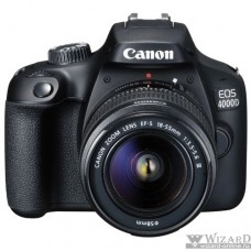 Canon EOS 4000D KIT черный 18Mpix 18-55mm f/3.5-5.6 2.7" 1080p Full HD SDXC Li-ion (с объективом)