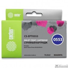 Картридж струйный Cactus CS-EPT0553 пурпурный (10мл) для Epson Stylus RX520/Stylus Photo R240