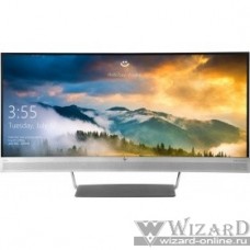LCD HP 34'' S340c черный {VA 3440x1440 6мс 21:9 300cd/m2 3000:1 178°/178° DisplayPort HDMI2.0 Webcam 720p} [V4G46AA#ABB]