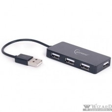 Концентратор USB 2.0 Gembird UHB-U2P4-03, 4 порта, блистер (UHB-U2P4-03)