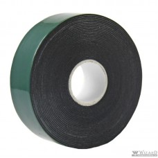 Двухсторонний скотч, зеленого цвета на черной основе, 30мм, 5метров REXANT [09-6130]