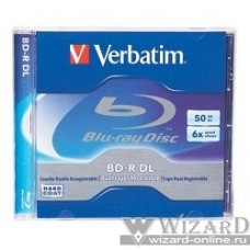 BD-R Verbatim 6-x, 50 Gb, Jewel Case Ink Print диски (43736/43735)