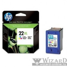 HP C9352CE Картридж №22XL, Color {DJ 3920/3940/D1360/D1460/D1470, Color (80ml)}