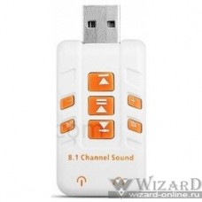 ORIENT AU-01PL (W) USB адаптер для микрофона и наушников комбинированная расцветка (Белый)