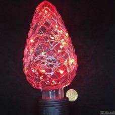 Espada Светодиодная (LED) лампа шишка красная, Е27, 3W (E-E27NYC35R) (43206)