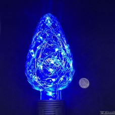 Espada Светодиодная (LED) лампа шишка голубая, Е27, 3W (E-E27NYC35B) (43207)
