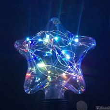 Espada Светодиодная (LED) лампа звезда разноцветная, Е27, 3W (E-E27FS63FC) (43213)
