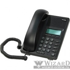 D-Link DPH-120SE/F1A IP-телефон с 1 WAN-портом 10/100Base-TX с поддержкой PoE и 1 LAN-портом 10/100Base-TX
