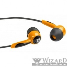 Defender Basic-604 Orange {Наушники стерео, Для MP3, кабель 1,1 м} [63606]