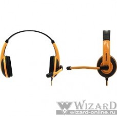 Defender Warhead G-120 черный + оранжевый, кабель 2 м [64099]