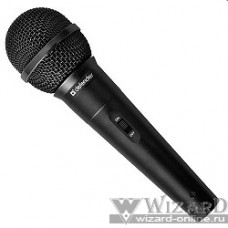 Defender MIC-129 Микрофон динамический для караоке (черный) 5м [64129]