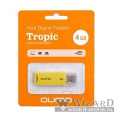USB 2.0 QUMO 4GB Tropic [QM4GUD-TRP-Yellow]