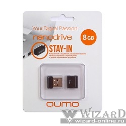 USB 2.0 QUMO 8GB NANO  Black