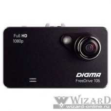 Видеорегистратор Digma FreeDrive 106 черный 1.3Mpix 1080x1920 1080p 120гр. GP1248