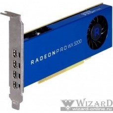 Видеокарта Dell PCI-E 490-BFQR AMD Radeon Pro WX3200 4096Mb GDDR6/DPx4/HDCP oem