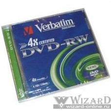 Диски DVD+RW Verbatim 4-x, 4.7 Gb, (Jewel Case 5 шт) (43229/43228)