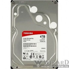 4TB Toshiba N300 (HDWQ140UZSVA) {SATA 6.0Gb/s, 7200 rpm, 128Mb buffer, 3.5" для NAS}