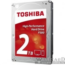 2TB Toshiba P300 (HDWD120EZSTA) (7200rpm) RTL {SATA 6.0Gb/s, 7200 rpm, 64Mb buffer, 3.5"}