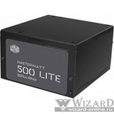 Cooler Master MasterWatt Lite 500W (MPX-5001-ACABW-EU) ATX, 120mm, 6xSATA, 2xPCI-E(6+2), APFC, 80+