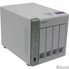 QNAP D4 Сетевое хранилище, 4 Hot-Swap tray w/o HDD, Dualcore CPU AL-212 1,7GHz, 1GB DDR3, 2xGbE, 3xUSB 3,0