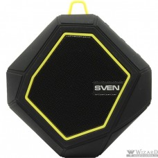 SVEN PS -77, черный-желтый [SV-016449] (5 Вт, FM-тюнер, Bluetooth, microSD)