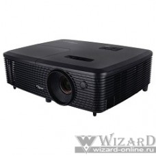 Optoma S321 Проектор {DLP, 3D Ready, SVGA (800*600), 3200 ANSI Lm, 22000:1; 8000ч/5000 (Eco/bright);+/- 40 vertical; VGA IN x1; Composite, USB(remote mouse); 29/30 dB; 2.17kg}