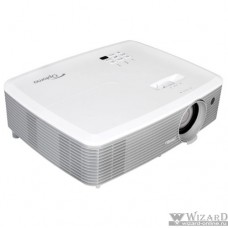 Optoma X400+ Проектор {Full 3D; DLP, XGA (1024*768), 4000 ANSI Lm, 22000:1; Zoom 1,3x; TR 1.49 - 1.93:1; HDMI x2; MHL; VGA IN; Composite;S-Video;AudioIN 3,5mm x2;VGA Out;AudioOut; RS232; RJ45; USB A P
