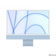 Apple iMac [Z12W000BV, Z12W/1] Blue 24" Retina 4.5K {M1 chip with 8 core CPU and 8 core/16GB/256GB SSD/LAN} (2021)