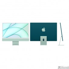 Apple iMac [Z12U000BV, Z12U/1] Green 24" Retina 4.5K {M1 chip with 8 core CPU and 8 core/16GB/256GB SSD/LAN} (2021)