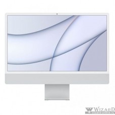 Apple iMac [Z12Q000BV, Z12Q/1] Silver 24" Retina 4.5K {Apple M1 chip with 8-core CPU and 8-core GPU/16GB/256GB SSD} (2021)
