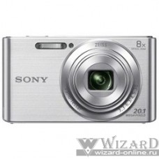 Sony CYBER-SHOT DSC-W830 [DSCW830S.RU3] Silver {20.1Mpix,8x opt zoom,2.7"LCD}