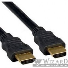 Кабель HDMI Gembird/Cablexpert , 1.8м, v1.4, 19M/19M, плоский кабель, черный, позол.разъемы, экран(CC-HDMI4F-6)