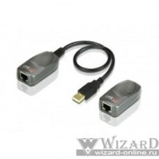 ATEN UCE260 Удлинитель, USB 2.0, 60 метр., со скоростями передачи данных, соответствующим High Speed (480 Мбит/с) , Full Speed (12 Мбит/с ) и Low Speed (1.5 Мбит/с ) USB A-тип, Male/Female без шнуров