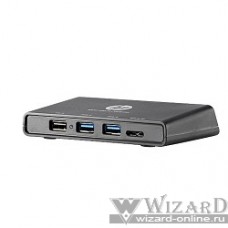 HP [F3S42AA] Port Replicator 3001pr USB3 (Power connector/Audio-out headphone jack/2xUSB 2.0/1xUSB 2.0/HDMI port/VGA/Audio-in/ mic)