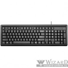 HP [2UN30AA] 100 Keyboard Wired RUSS (black) cons