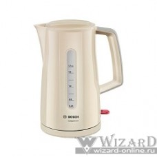 Чайник Bosch TWK3A017, бежевый, 2400Вт, 1,7 л