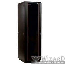 ЦМО Шкаф телекоммуникационный напольный 42U (600x800) дверь стекло, цвет чёрный (ШТК-М-42.6.8-1ААА-9005) (3 коробки)
