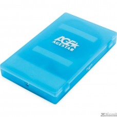 Внешний корпус 2.5" SATA HDD/SSD AgeStar SUBCP1 blue (USB2.0, пластик, безвинтовая конструкция) (SUBCP1 (BLUE))