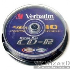 VERBATIM Диски CD-R 80 52x CB/10 (43437)