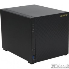 Asustor AS1004T v2 Сетевое хранилище 4-bay, Marvell ARMADA-385 Dual Core, ARM Cortex-A9 512MB DDR3, GbE x1, USB 3.0, WoL, System Sleep Mode, Support 3.5” hard disk